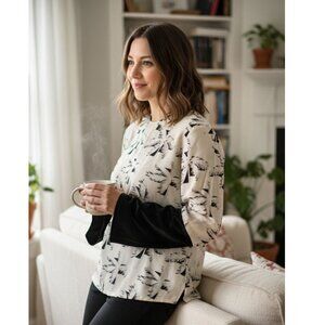 Marni Tropical Blazer with frayed sleeves, White/Black, Women's Size 38, US 2